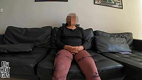 Beautiful Latina Casting: Pretty Babysitter's First Doggystyle Creampie