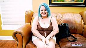 busty dixie craves sloppy deepthroat cum swallow so bad