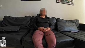 Beautiful Latina Casting: Pretty Babysitter's First Doggystyle Creampie