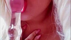 Busty Brazilian Nympho Flaunts Huge Natural Tits And Fucks Dildo!