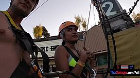 Waterpark fun turns into asian teen sex with boyfriend?