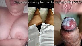 ex's tight wet pussy made my small cock throb watching her solo grind.