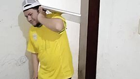 street painter sees my ass and fucks me like his horny bitch