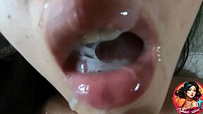 asian student fucked hard swallows massive cumload 💦 homemade!