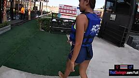 Waterpark fun turns into asian teen sex with boyfriend?