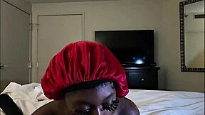Meta Glasses POV Darkchocolatebarbie's Sloppy Blowjob Swallow in Vegas!