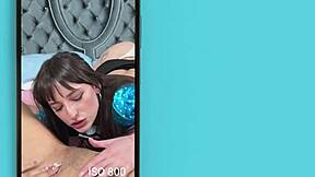 Stepsis and girlfriend team up for steamy threeway fuck pov