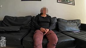 Beautiful Latina Casting: Pretty Babysitter's First Doggystyle Creampie
