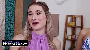 Last Stepsister to Cum Takes Janitor's Cock!