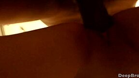 i watch my huge cock stretch her tight young pussy up close in pov shaking her ass
