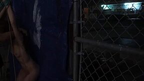 Anya Olsen's Rough Outdoor Public Sex Contest Domination Game.