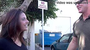 pretty 18-year-old brunette porsha blaze, your first date ends with double penetration cumshot?