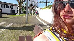 a young 18+ spied on milf mommy park groping led to outdoor sucking
