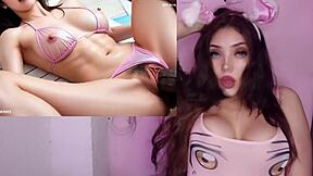 Asian Chica's First BBC Anal Creampie in Steamy Bathroom