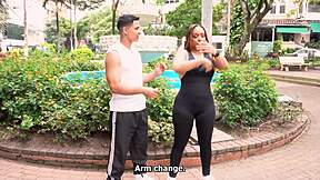 damn that huge latina ass shakin... trainer cant resist takin her home for more 🍑💦
