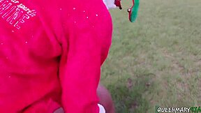 Santa's Monster Cock Fucks Horny Ebony Teen Mistress Doggystyle At Christmas Party! 