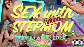 Raw Stepmom Pounding on Spring Break Vacation