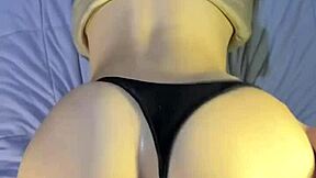 blackbelt girlfriend takes it doggystyle in the dorm bending over perfectly