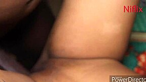 young indian couple fucks hard after getting horny in bed