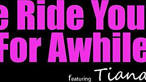Stroke It Then I Ride You! Tiana Blow's Deep Cowgirl on Stepbro!