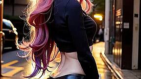Sexy Seraphine cosplay teen deepthroats naked in League of Legends compilation