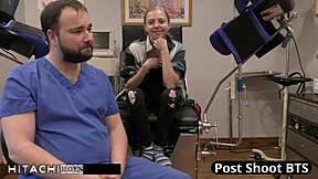 blonde ava siren skips school masturbates fingers ass pussy gaping orgasm backstage moan