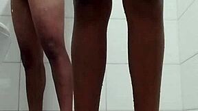 i fuck my skinny latina girlfriend in shower before work amateur bath fun