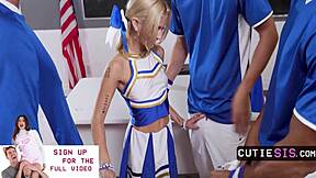 i'm super horny for my tiny stepsis's petite interracial gangbang dreams
