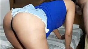that big ass teen begs for monster cock creampie deepthroat pounding!
