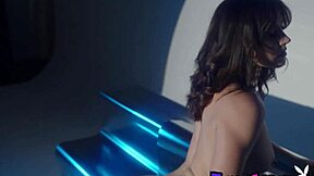 petite goddess strips slutty diamond lingerie teasing pierced nipples slowly