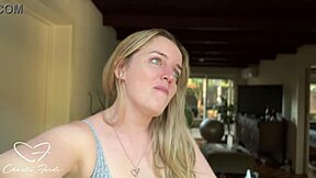 hey charlie forde cute blonde milf interview dirty talk backstage glimpse? 😉💋
