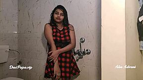Desi alia advani strips horny in steamy group shower with arab indian models!
