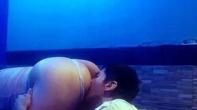 Chubby Blonde Wife's Ass and Pussy Licked Before Motel Doggystyle Fuck