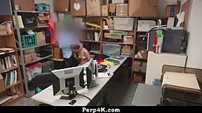 lp officer catches sneaky naiomi mae shoplifting and fucks confession out of her