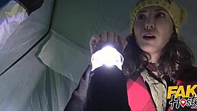 young camper, ever been licked by a big tits milf in the hostel?