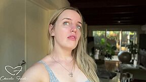 hey charlie forde cute blonde milf interview dirty talk backstage glimpse? 😉💋