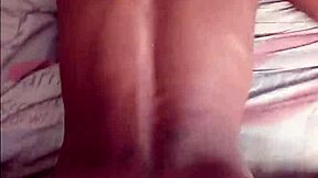 white guy drills sexy black babe doggystyle missionary blowjob cum explosion