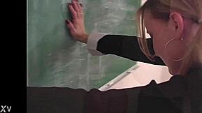 Wanna see avery’s curvy student ass spanked raw in stockings?