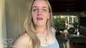 hey charlie forde cute blonde milf interview dirty talk backstage glimpse? 😉💋