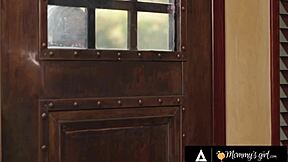 Oops Gina Valentina thought hot cleaner Brandi Love was her new stepmom... now face sitting and pussy licking ensues! 😏👅