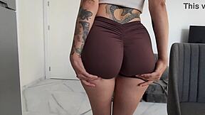 stepsis begs condom fuck but takes big cock doggystyle creampie anyway?