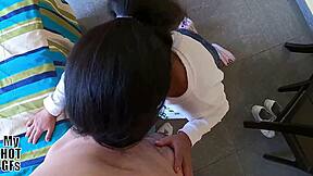 Hired PROSTITUTE and DITCHED condom secretly