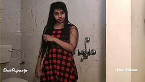 Desi alia advani strips horny in steamy group shower with arab indian models!