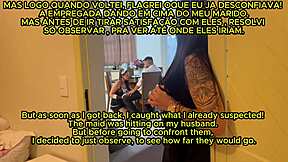 wife catches hubby fucking maid, watches horny then joins ffm threesome?