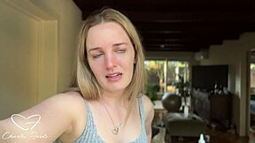 hey charlie forde cute blonde milf interview dirty talk backstage glimpse? 😉💋