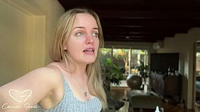 hey charlie forde cute blonde milf interview dirty talk backstage glimpse? 😉💋