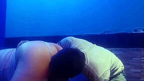 Chubby Blonde Wife's Ass and Pussy Licked Before Motel Doggystyle Fuck