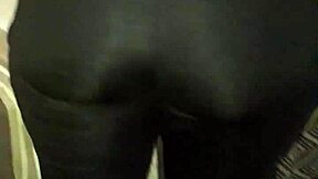 18yo big ass black ex-gf teasing shaking ass for old friend?