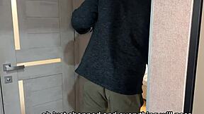 Stepson rails petite Russian stepmom post-vacation with dirty talk and subs.