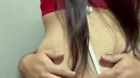 young whore bounces wildly on thick cock outdoors